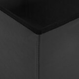  Sklopiva klupa za pohranu Siva 180 kg 80 L 77 x 38 x 38 cm PVC | shoptok.hr