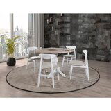 Hanah home Albero131 Natural Dining Table & Chairs Set (5 Pieces) | ePonuda.com