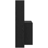  Stol s policom Crni hrast 138,5 x 55 x 143 cm Konstruirano drvo | Eponuda.com