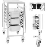 Royal Catering Gostinski voziček s polico za transport 6x posod GN1/1, (21387843) Cene