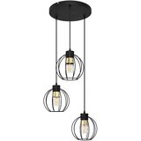  Luster na sajli STARLIGHT 3xE27/15W/230V crna/zlatna | Eponuda.com