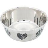Trixie Posoda Kovinska vzorec srce/šape 2 l/fi-20 cm | Shoptok.si