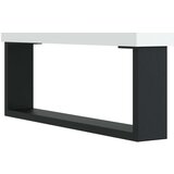 vidaXL Omarica za gramofonske plošče bela 100x38x48 cm inženirski les | Shoptok.si