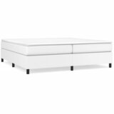  Okvir za krevet s oprugom bijela 200x200 cm od umjetne kože | shoptok.hr