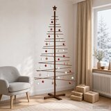  Drveno božićno drvce 210 cm Bambus i masivno borovo drvo Cijene