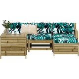 vidaXL 5-dijelni set vrtnih sofa od impregnirane borovine Cijene