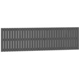  Zidno uzglavlje sivo 204x3x60 cm od masivne borovine | shoptok.hr