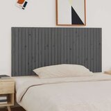  Zidno uzglavlje sivo 185x3x90 cm od masivne borovine Cijene