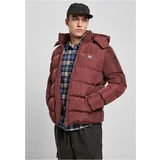 UC Men Puffer Hooded Jacket Cherry