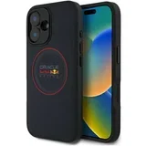 HARDCASE OVITEK ZA IPHONE 16 PLUS 6.7'' ZA MAGSAFE MORNO MODRO USNJE, (21969667)