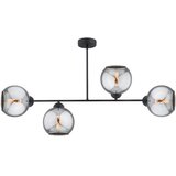 Brilagi Plafonski luster DIOR 4xE27/60W/230V crna/zadimljeno-siva | Eponuda.com