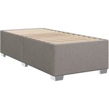  Krevet s oprugama i madracem smeđesivi 100 x 200 cm od tkanine | shoptok.hr