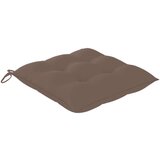  Jastuci za stolice 6 kom smeđesivi 50x50x7 cm od tkanine Oxford | shoptok.hr
