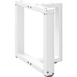  Noge za klub stolić T-oblika 2 kom Bijele 50x25x(42-43) cm Čelik | shoptok.hr