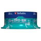 Verbatim DVD-RW Disk 4,7 GB, 4x, RW, (SERL) 25dkom | shoptok.hr