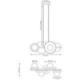  Visilica na sajli MODEL 4xG9/8W/230V bela | Eponuda.com