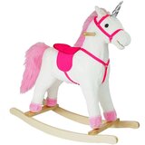  Gugalnica za konjiča Enorog 74 cm - bela | Shoptok.si