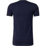 Polo Ralph Lauren Spodnja majica 'Spring Start' mornarska / pegasto siva / off-bela | Shoptok.si