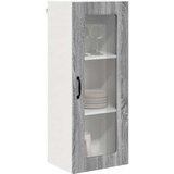 vidaXL Stenska kuhinjska omarica s polico Siva Sonoma 40 x 31 x 100 cm | Shoptok.si