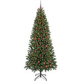 vidaXL Umestno božično drevo med 300 LED Zelena 210 cm PE in PVC | Shoptok.si
