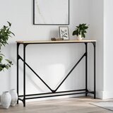 vidaXL Konzolna mizica sonoma hrast 102x22,5x75 cm inženirski les Cene
