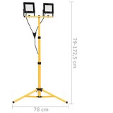  LED reflektor sa stativom 2 x 50 W hladni bijeli | shoptok.hr