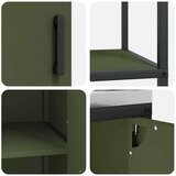  Kuhinjski set za pohranu s policom Ostalo s pohranom s vratima 3 pcs Maslinasto zelena | shoptok.hr