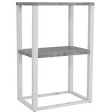 Venture Home noćni ormarić Rise (art. 29919-660), siva i bijela Slike