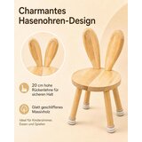 QHENS lesen otroški stol z zajčjimi ušesi in višino sedeža 25cm | Shoptok.si