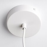  Luster na sajli OVELLA 1xE27/15W/230V prečnika 34 cm krem | Eponuda.com
