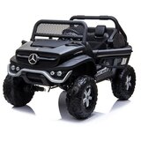 Mercedes-Benz Dečiji auto na akumulator - Mercedes - unimog 4x4 LICENCIRANI - Crni Cene