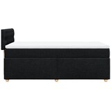  Krevet s oprugama i madracem crni 100 x 200 cm od tkanine | shoptok.hr