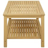  Bocni stol Prirodna nafta 110 x 55 x 45 cm Čvrsto drvo akacije - 110 x 55 x 45 cm Svijetli bagrem | shoptok.hr