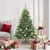 vidaXL Umestno božično drevo med 150 LED Zelena 150 cm PE in PVC | Shoptok.si