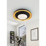 Eglo Canicosa 2 plafonjera, led, 24,5w, 3000lm, prečnik 495, dimabilna, crno/zlatna | Eponuda.com