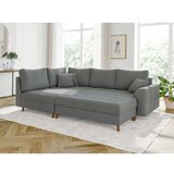 Ropez Siv tabure iz tkanine bouclé Ariella – | Shoptok.si