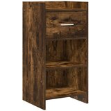 vidaXL Kreveta Dimljeni hrast 40 x 36 x 80 cm Konstruirano drvo - Dimljeni hrast | shoptok.hr