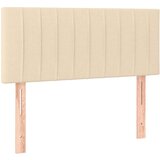  Krevet box spring s madracem LED krem 90x200 cm od tkanine | shoptok.hr