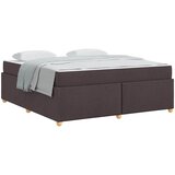 vidaXL Konstrukcija postelje Temno rjava 180 x 200 cm blago, (5000123455) | Shoptok.si
