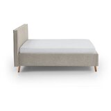Meise Möbel Krem tapecirani bračni krevet s prostorom za odlaganje s podnicom 140x200 cm Riva – | shoptok.hr