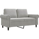  Dvosjed svjetlosivi 120 cm baršunasti | shoptok.hr