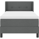  Krevet s opruga kutije Tamno siva 190 x 90 cm tkanina | shoptok.hr