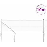  Zavareno žičano ograđivanje s bodljama 10 x 0,5 m Srebrna Mreža | Eponuda.com