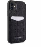 Karl Lagerfeld Originalen ovitek KLHCN61SAKLHPPK zaščita za iPhone 11 Saffiano Monogram Card Slot | Shoptok.si