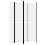  Paravan - Sobna pregrada s 4 panela bijela 200 x 220 cm od tkanine - Bijela 200 x 220 cm 1 4 | shoptok.hr