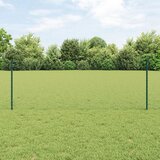 vidaXL Ograje 5 kosov U-kanal Zelena 80 cm Jeklo, Šesterokotna ograja Zelena 0.8x10 m Jeklo Cene