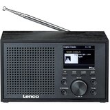 Oem Lenco, Radio DAB/DAB+/FM/Bluetooth 5.0 3W LCD zaslon dvojna budilka, Črna, (5000250463) | Shoptok.si
