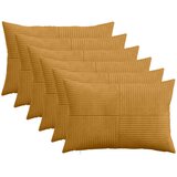  Presvlaka za jastuk 6 pcs ALMELO Žuta 50 x 70 cm Kord | shoptok.hr