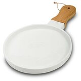 Nava porcelanski tanjir za serviranje sa drskom 40 cm Cene