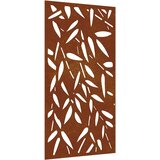  Vrtni zidni ukras 105x55 cm čelik COR-TEN uzorak lišća bambusa | Eponuda.ba